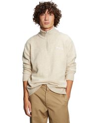 Maison Labiche - Pull à col zippé en laine vierge - Lyst
