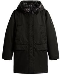 Tommy Hilfiger - Parka Matelassée À Capuche Contrastée - Lyst
