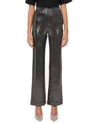 Roseanna Sequinned Trousers - Metallic