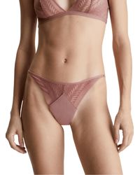 Calvin Klein - String en dentelle - Lyst