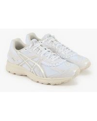 Asics - Baskets Crantées En Cuir Mélangé - Lyst