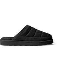 Polo Ralph Lauren - Chaussons Reade matelassés bordés daim - Lyst