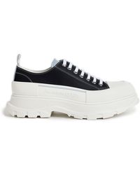 Alexander McQueen - Chaussures à lacets Tread Slick bicolore - Lyst