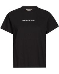Gertrude + Gaston - T-shirt col rond en coton - Lyst
