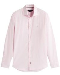 Tommy Hilfiger - Chemise Ajustée En Coton - Lyst