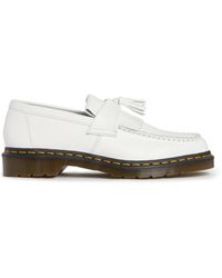 Dr. Martens - Adrian Yellow Stitch Leather Loafers - Lyst