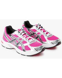 Asics - Baskets À Bout Rond En Cuir Mélangé - Lyst
