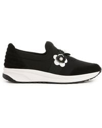 Anne Fontaine Owell Trainers With Floral Details - Black