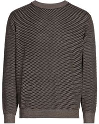 ARMANI EXCHANGE - Pull à motif en coton mélangée - Lyst
