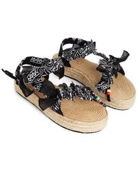 ARIZONA LOVE - Sandales Bandana Trekky Raphia - Lyst