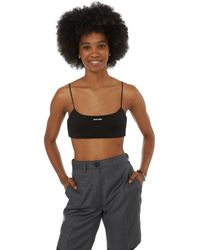 Miu Miu - Top bralette à logo - Lyst