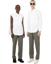 Dion Lee Shirt With Detachable Sleeves - White