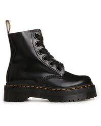 Sinclair - bottines en imitation cuir Dr. Martens en coloris Noir - Lyst