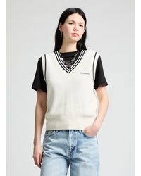 Guess - Pull sans manches en coton - Lyst