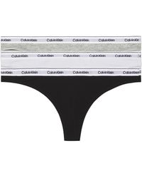 Calvin Klein - Lot de 3 tangas en coton - Lyst