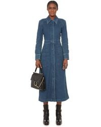 alice and olivia dress blue