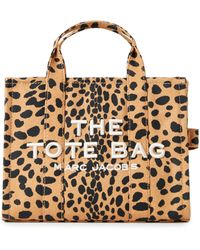 Marc Jacobs - Sac cabas The Cheetah Canvas Medium Tote Bag - Lyst