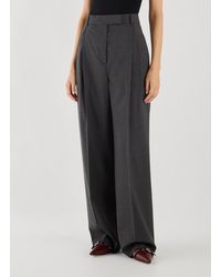 RÓHE Frames - Pantalon taille haute en laine vierge mélangée - Lyst