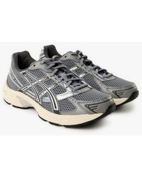 Asics - Baskets À Bout Rond En Cuir Mélangé - Lyst