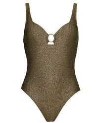 Livia - Maillot De Bain Une Pièce Triangle Dorada - Lyst
