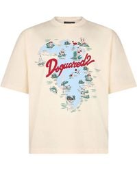 DSquared² - S71Gd1643 Loose Fit Tee - Lyst