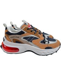 DSquared² - Snm0307 Sneakers Mesh Vitello--Grigio-Blu - Lyst