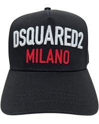 DSquared² - Bcm0917 Baseball Cap Gabardine - Lyst