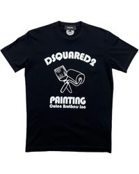 DSquared² - S74Gd1036 D2 Painting Cool Tee - Lyst