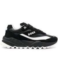 Blue Mens Trainers DSquared² Trainers DSquared² Icon Sneakers in Black Save 59% for Men 