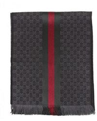 KTZ Jacquard Knit Logo Scarf in Black for Men Mens Accessories Scarves and mufflers 