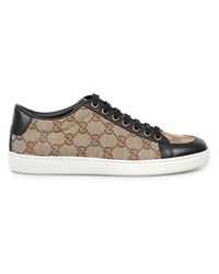 gucci beige trainers