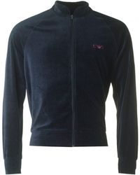 armani velour tracksuit