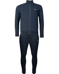hugo boss suede tracksuit