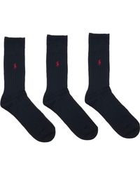 navy blue polo socks