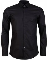 BOSS Javis Glitter Taped Shirt - Black