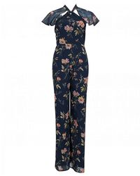 hope and ivy floral jumpsuit