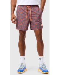 Psycho Bunny - Sheldon All Over Print Swim Trunk - Lyst