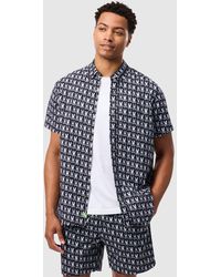 Psycho Bunny - Tilden All Over Print Bunny Shirt - Lyst