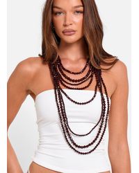 Public Desire - Multi Layered Beaded Necklace - Lyst