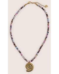 Public Desire - Multi Coloured Beaded Shell Detail Necklace - Lyst