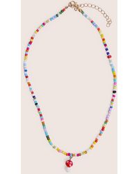 Public Desire - Muilticoloured Beaded Mushroom Necklace - Lyst