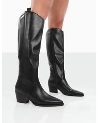heeled western boots