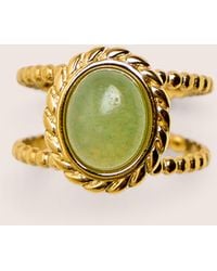Public Desire - Adjustable Twist Detail Resin Ring - Lyst