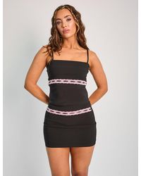 Public Desire - Lace Trim Cami Top Co Ord Black - Lyst