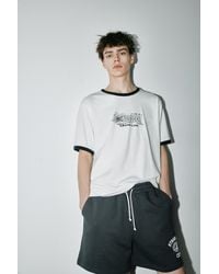 Pull&Bear - One Piece Rib T-Shirt - Lyst