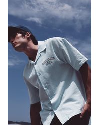 Pull&Bear - Kurzarmhemd Mit Stickerei - Lyst