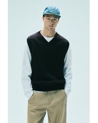 Pull&Bear - Knit Vest - Lyst