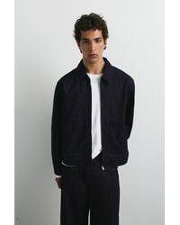 Pull&Bear - Giacca Di Jeans Con Cerniera - Lyst