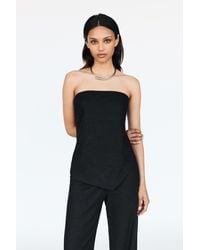 Pull&Bear - Asymmetric Bandeau Top - Lyst
