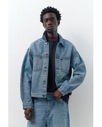 Pull&Bear - Denim Truckerjack - Lyst